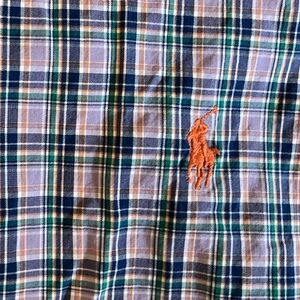 Ralph Lauren Men's Multicolor Plaid Button Down Shirt